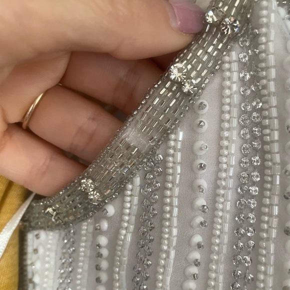 Retrofete feather and sequin Rubina dress in XS - Picture 8 of 12